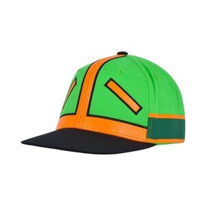 Hunter X Hunter Gon Flat Brim Snapback Hat Concept One Green & Orange